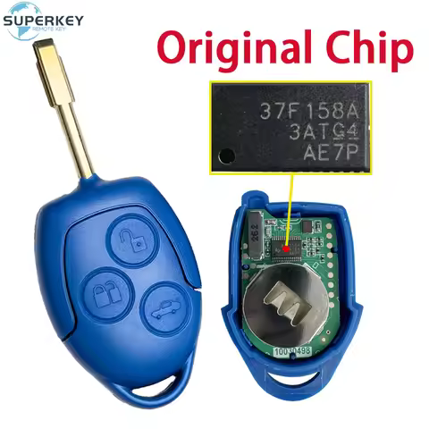 OEM 4D63 CHIP Blue For Ford Transit VM WM 2006 - 2014 433MHz Remote Car Key 6CIT15K601 6C1T15K601AG