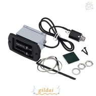 GILDAI Acoustic Guitar EQ​, ​Black ​PS900 Model ​Passive Tone Volume Control​, Compact Passive Type​