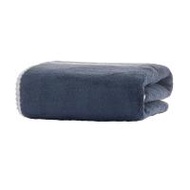 ผ้าขนหนูเช็ดตัว Coral Fleece KASSA HOME รุ่น SH7576-MB-DBL ขนาด 69 x 137 ซม. สีน้ำเงิน