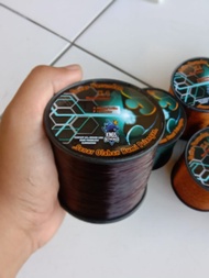 SENAR PANCING PASUNDAN WARNA COKLAT MARUN (ROL BESAR ) PANJANG 500-1000-1500 METER PASUNDAN FISHING