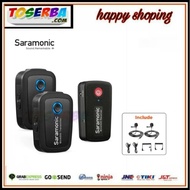 Saramonic Blink 500 B2 TX+TX+RX Wireless Omni Lavarier Mic - Hitam