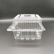 Square plastic box H05 1 button (50 pieces)