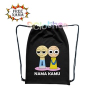 String Bag Children's Drawstring Bag Sprunki X UPIN IPIN