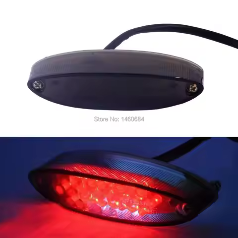 Universal Motorcycle Indicators Smoke LED Tail Brake Light For Suzuki ATV LTZ King Quad Runner DR DR
