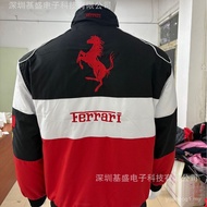 Jaket Perlumbaan Bersulam F1 Jaket Menunggang Motosikal Retro Eropah dan Amerika Musim Gugur/Musim S