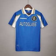 97-99 High Quality Retro Football Jersey Chelsea Short Sleeve S-2XL&-**