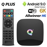 Q Plus Smart TV Box Android 9.0 6K 2.4G Wifi Allwinner H6 4GB RAM 64G ROM Quad Core Set Top box VS X96 MINI H96 X96 MAX
