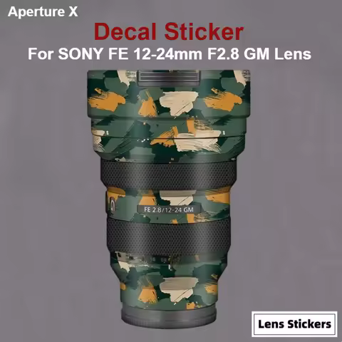 For SONY FE 12-24mm F2.8 GM Decal Skin Vinyl Wrap Film Camera Lens Body Protective Sticker Protector
