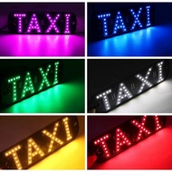 Car TAXI Indicator Light TAXI Live LED License Plate Light Empty Car Light Roof License Plate