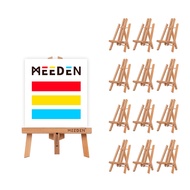 MEEDEN 12 Inch Small Tabletop Easel: 12 Pack Beech Wood Easel for Painting - Display Table Top Easel