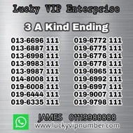 VIP Number, VIP Mobile Phone Number, Silver Number Series 3 A Kind 111, Prepaid Number, Digi, Celcom