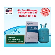 Brand Fresco/Hyfron Refrigerant gas for air-conditioning/ Gas untuk aircond -Gas R134a 13.6KG (30 LBS)