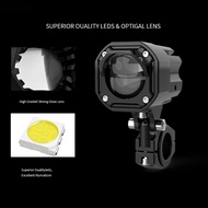 Dual Color High And Low Beam External Spotlight For Motorcycle Electric Scooter Car