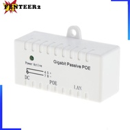 [Fenteer2] Gigabit Power over Ethernet PoE Injector DC 12V-52V for IP Camera Voip Phone