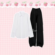 1 Set Outfit Remaja Perempuan  (Kemeja Vest Rajut Celana) Oneset Anak Korean Style - KK175