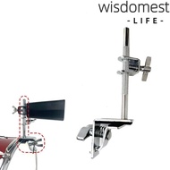 WISDOMEST Drum Cowbell Clamp, Percussion Accessory Bass Jazz Drum Parts Drum Cowbell Bracket Mount, 