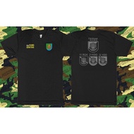 Group Gerak Khas (GGK) Komando Sublimation T-Shirt | Rakan GGK Design | Black Roundneck Unisex Lelak