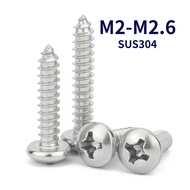 Phillips Pan Head Self Tapping Screw /Screw Plastic Wood| SUS 304 Stainless Steel  | Skru Besi M2/M2