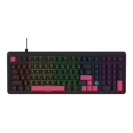 KEYBOARD (คีย์บอร์ด) AJAZZ AK980 RED SWITCH RAINBOW LED EN/TH - RETRO CLASSIC BLACK CLASSIC