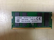 RAM DDR4 notebook ยี่ห้อ Kingston ขนาด 16GB Bus 2666