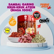 Sambal Garing Kruk Kruk Ateen (Biasa) (100g) by Ateen Kitchen