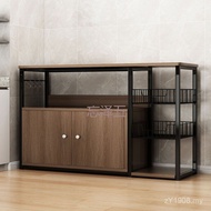 Household Shelf Floor Cabinet Kitchen PC Storage Cabinet Multifunctional Door Locker Dining Side Cab