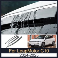 Door Visor For LeapMotor C10 2024 2025 Rain Visor Rain Guards Window Visors Deflector Acrylic Window