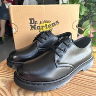 香港現貨 🌸 Dr.martens 馬丁博士1461 MONO低筒三孔靴 純黑硬皮開邊珠 36-45全碼