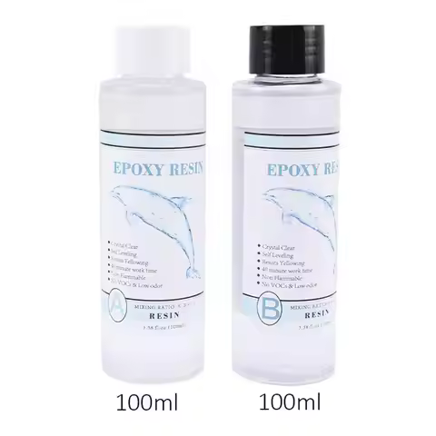 1:1 Clear Epoxy Resin Crystal Clear Art Resin Epoxy Epoxy Casting 2 with Part Kit Measuring Resin Si