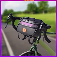 [Tachiuwa2] Bike Handlebar Bag Riding Accessories Practical Large Capacity Bike Front Bag for Travel Outdoor Folding Bikes Mountain Bikes