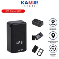 KAMJE Alat Pelacak Lokasi GPS Mini Tracker Motor Mobil Jarak Jauh