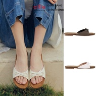 Cillie Women's Flat Sandals Mixed with Suede Anti-Slip Soles Summer Collection 2026