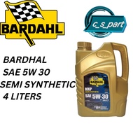BARDAHL MXP SAE 5W30/5W-30 SEMI SYNTHETIC 4 LITER ENGINE OIL