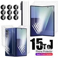 5-15in1 For Samsung Galaxy Z Fold7 Hydrogel Film Front Back Camera Screen Protector ZFold7 Fold 7 5G