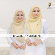 🎉READY STOK🎉 BWAL DIAMOND 3D | by ZALEHA HIJAB ZALEHA TEXTILES ⚡️