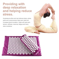 Yoga Massage Mat, Acupuncture Massage Mat With Spikes Acupressure Relaxing The Whole Body High Quality Convenient Therapy Pain Relief