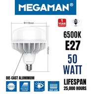 MEGAMAN LED BULB T-BULB 50W | 70W | 100W MENTOL HIGHBAY | E27 BULB | HIGHBAY