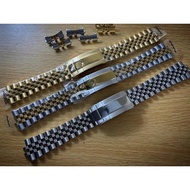 For Rolex Jubilee Stainless Steel Bracelet strap with Oyster Clasp  Fit Rolex Watches GMT daytona 20
