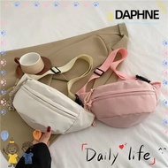 DAPHNE Crossbody Bags, Large Capacity Waterproof Canvas Bag, Fashion Solid Color Hiking Bag Ladies