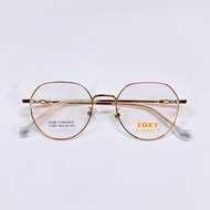 แว่นตา กรอบแว่นตา COZY รุ่น 71006 TITANIUM สีพิงค์โกลด์ น้ำหนักเบา (SIZE : 49-45-18-143)