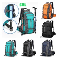 50L Camping Backpack Extra Large Rucksack Sports Shoulder Bag for Men Women Hiking Trekking Climbing