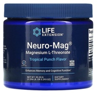 Life Extension, Neuro-Mag, Magnesium L-Threonate, Tropical Punch Flavor 93.35 g