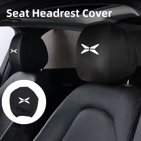 Car Seat Headrest Cover Anti-Dirty Elastic Protective Covers For Xpeng P7 G3 G3i G9 P5 X2 N5 F30 H93