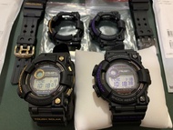 BRAND NEW FROGMAN GWF 1000BP-1JF (紫蛙) & GWF1000G-1JR (金蛙) 及 2 set 日版原裝錶帶及錶殼，Both are Multi Band 6
