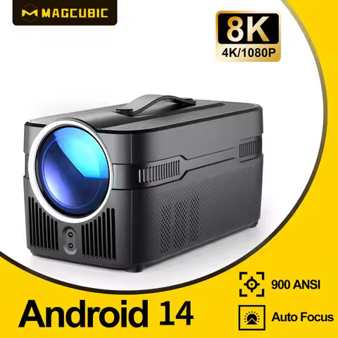 Magcubic 900ANSI HY450 C Auto Focus Projector 8K 1080P Ultra Short Throw Allwinner H726 BT5.4 Auto O