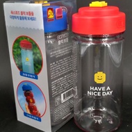 "5 Times Shrimp Coin Return" Lego Cold Water Bottle Portable Cup 350ml Outdoor Sports