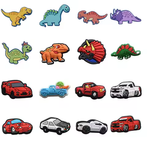 Dinosaur Shoe Charms for Crocs Accessorie Car Decorations Boys Girls Kids Women Teens Christmas Gift