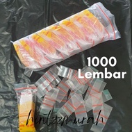 10pack Plastic Clips 2x3.5 Contents 1000 Sheets/Medicine Ziplock Clips/Plastic Accessories Earrings 