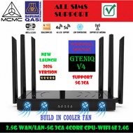 GteniQ iQ02X55-PRO (GEN4) POWERFULL (MCMC & SIRIM CERT) 5G-3CA, AX3000-wifi6E 2400mbps 5G, 2.5Gbps w