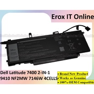 Dell Latitude 7400 2-IN-1 9410 Series P110G 7146W NF2MW Laptop Battery 4 cells